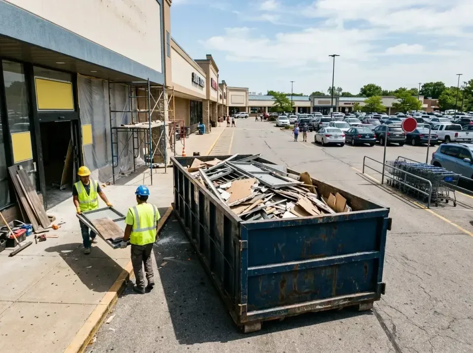 retail-store-renovation-debris-003 — frequently asked questions, Roll-off Dumpster Rentals in Heyworth, IL